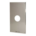 23"x42" Stainless Back Wall Plate with Hole - Side Exit Chimney