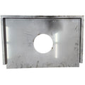 30"x20" Stainless Outside Shield for Siding - With Hole