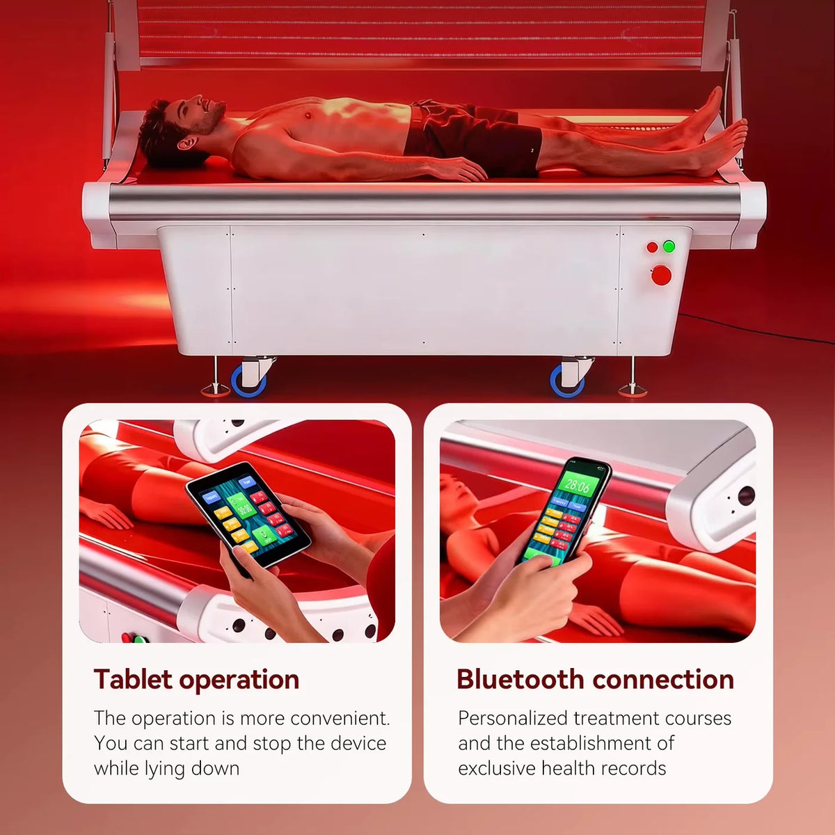 Dr. Fuji FJ-20061 Full Body Red Light Wellness Bed – Professional Photobiomodulation System