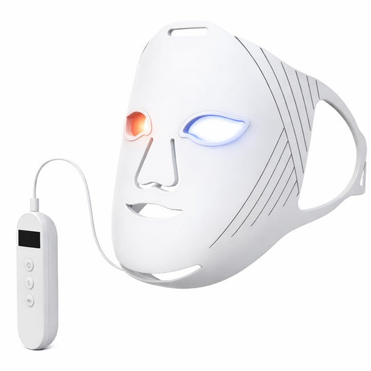 LED Light Therapy Face Mask — FDA-Cleared for Wrinkles & Acne, FSA Eligible | AWA LX500