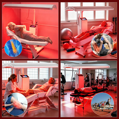 FJ-20262 ProLux1500 Professional Full Body Red Light Therapy Panel 1280 LEDs, 660nm + 810nm Photobiomodulation System
