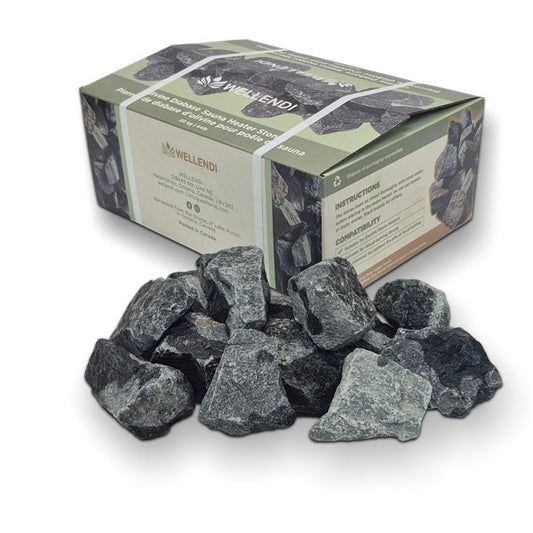Olivine Diabase Sauna Heater Stones - 20kg Box