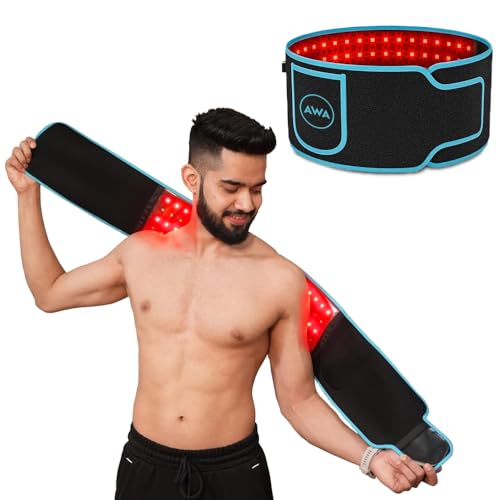 Red Light Therapy Belt for Back, Knee & Waist (Vibrating) | FSA Eligible | AWA