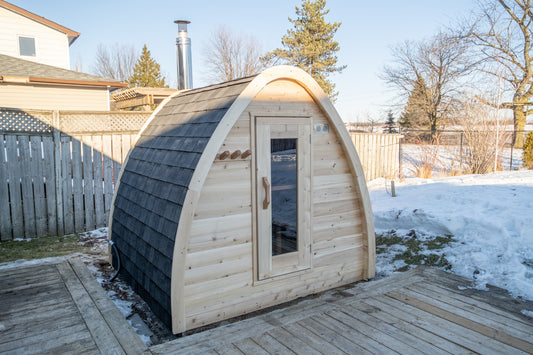 Canadian Timber MiniPOD Sauna – Eastern White Cedar | LeisureCraft CTC77M