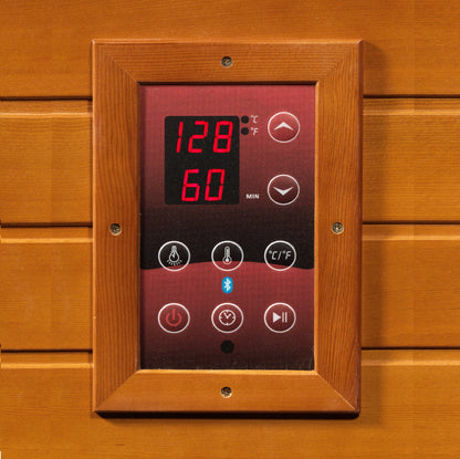 Dynamic “Heming” 2 Person Corner Low EMF FAR Infrared Sauna (DYN-6225-02)