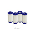 DCT 5" × 2.5" 20-Micron Replacement Filters — 4 Pack