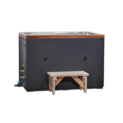 Dynamic Cold Therapy “CUBOID” 304 Nano-Coated Stainless Steel Cold Plunge Tub — XL