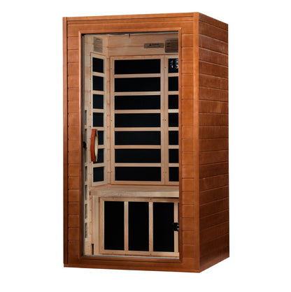 Dynamic Avila 1-2 Person Low EMF FAR Infrared Sauna – Compact Home Wellness Sauna | DYN-6119-01