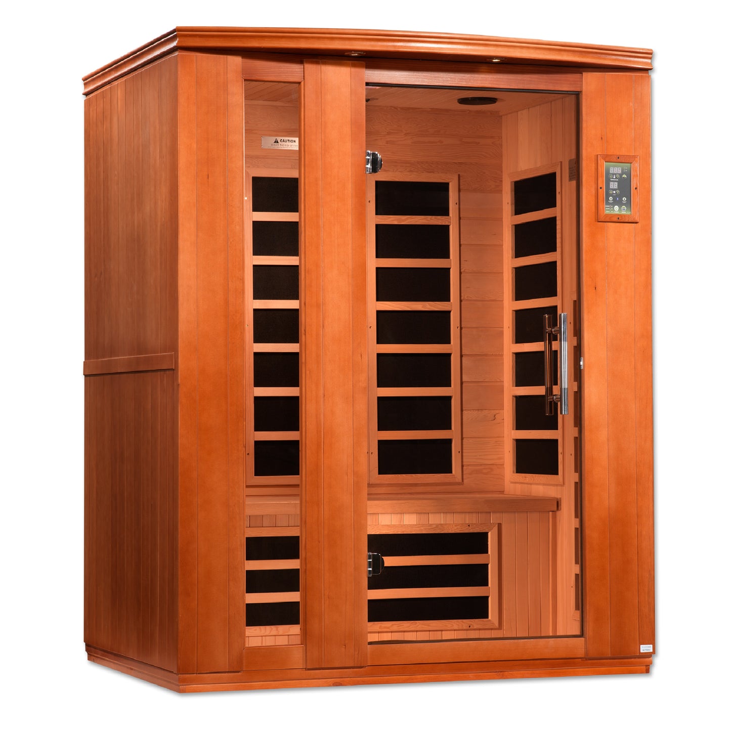 Dynamic “Lugano” 3 Person Low EMF FAR Infrared Sauna (DYN-6336-02)