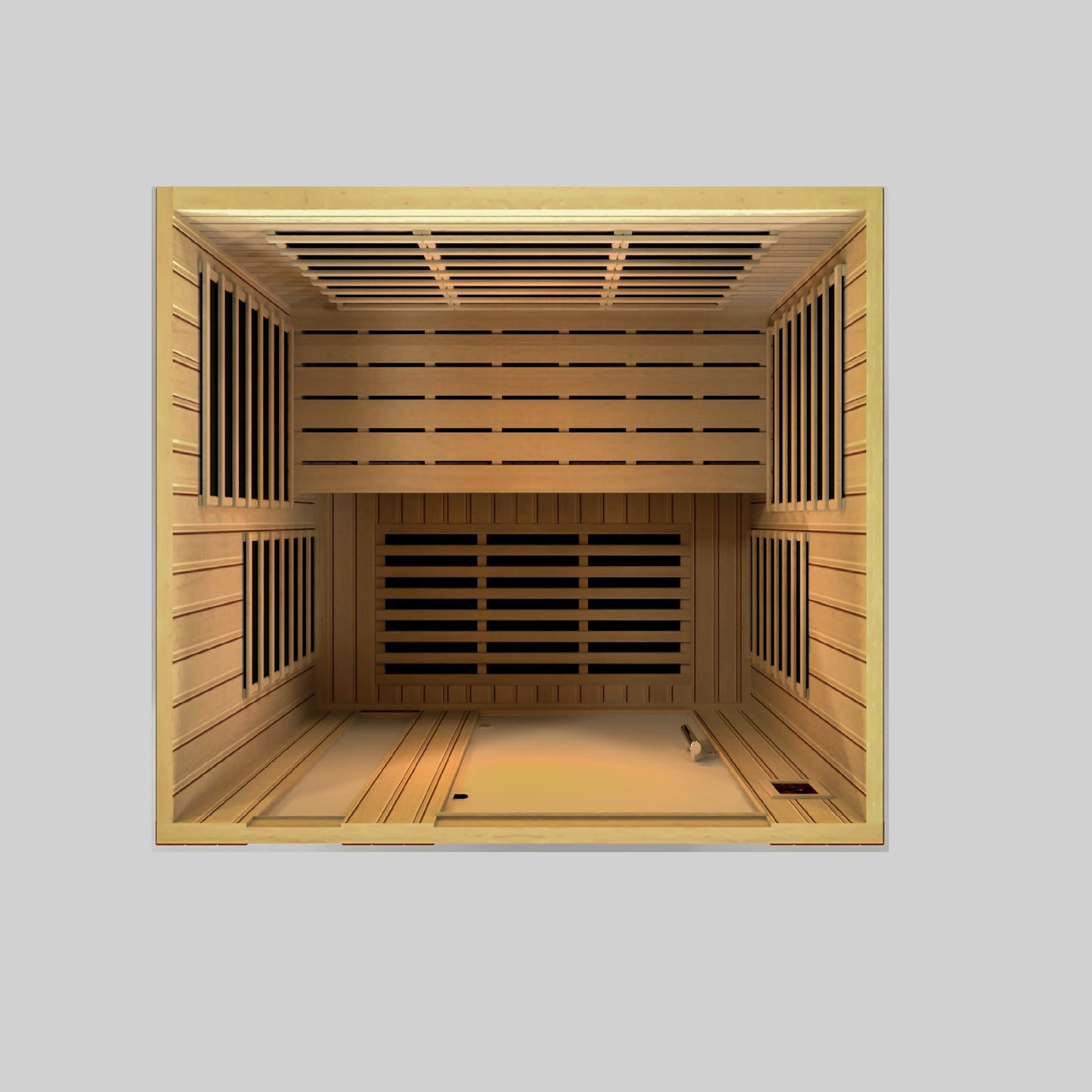 Dynamic “Lugano” 3 Person Low EMF FAR Infrared Sauna (DYN-6336-02)