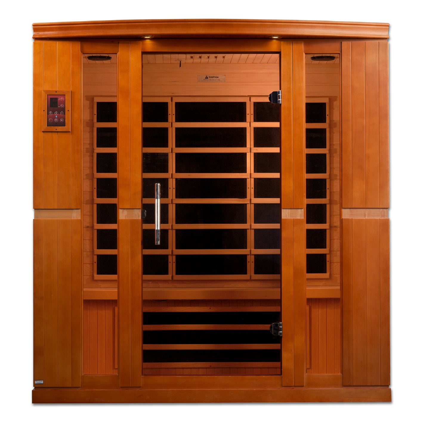 Dynamic “Bergamo” 4 Person Low EMF FAR Infrared Sauna (DYN-6440-01)
