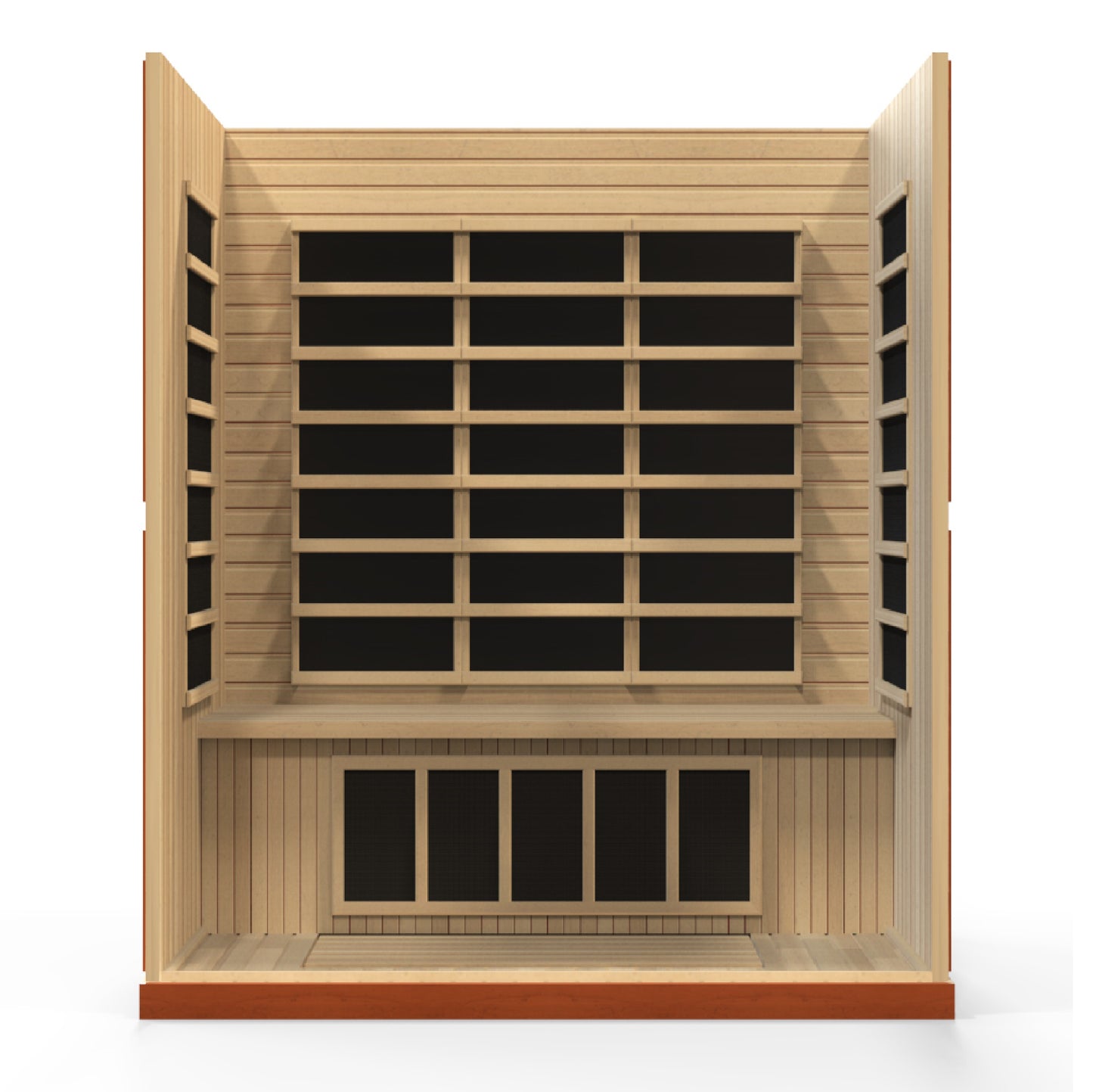 Dynamic “Bergamo” 4 Person Low EMF FAR Infrared Sauna (DYN-6440-01)