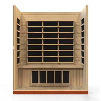 Dynamic “Bergamo” 4 Person Low EMF FAR Infrared Sauna (DYN-6440-01)