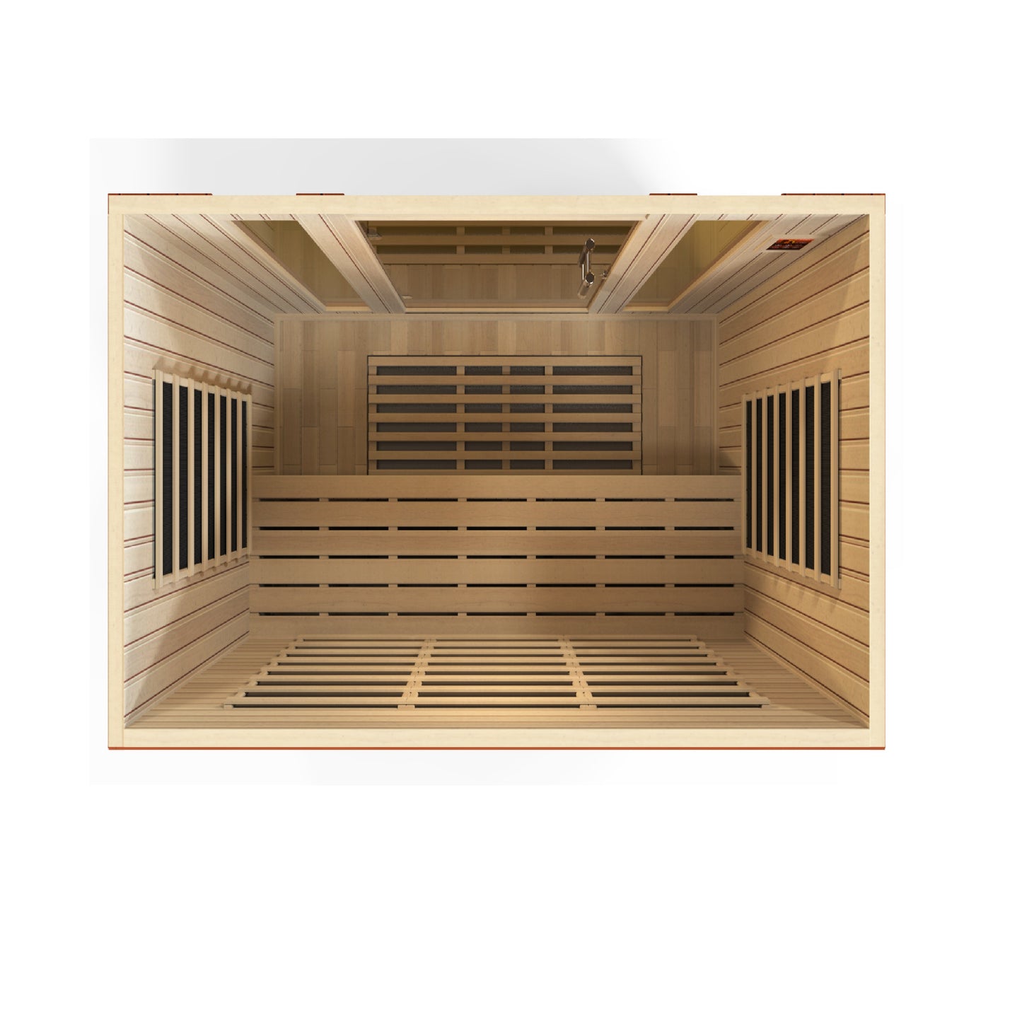Dynamic “Bergamo” 4 Person Low EMF FAR Infrared Sauna (DYN-6440-01)