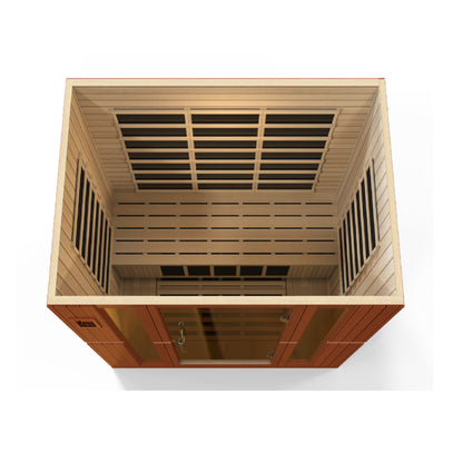 Dynamic “Bergamo” 4 Person Low EMF FAR Infrared Sauna (DYN-6440-01)