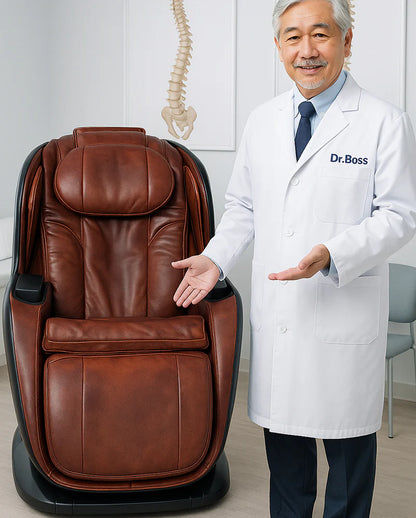 DR.BOSS® FJ-2025 ProWave 3-in-1 Wellness Massage Chair | Vertical Vibration, Zero Gravity & 3D Shiatsu Therapy