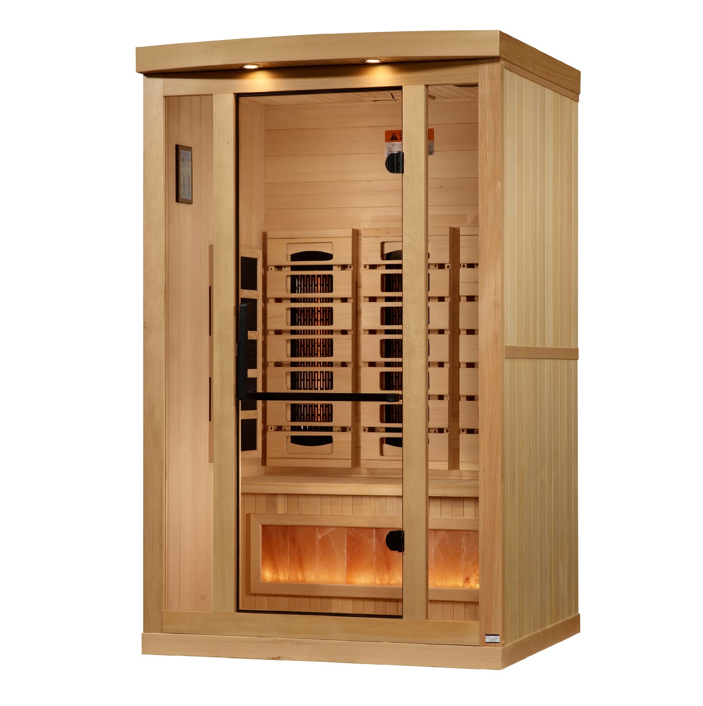 2 Person Full Spectrum Infrared Sauna with Himalayan Salt Bar (GDI-8020-03)