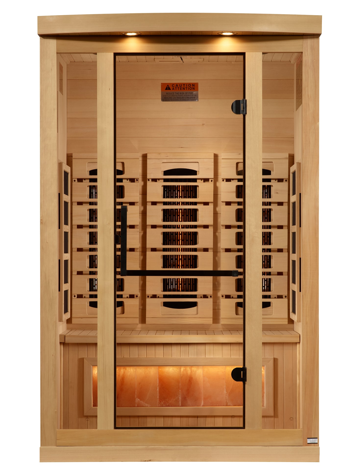 2 Person Full Spectrum Infrared Sauna with Himalayan Salt Bar (GDI-8020-03)