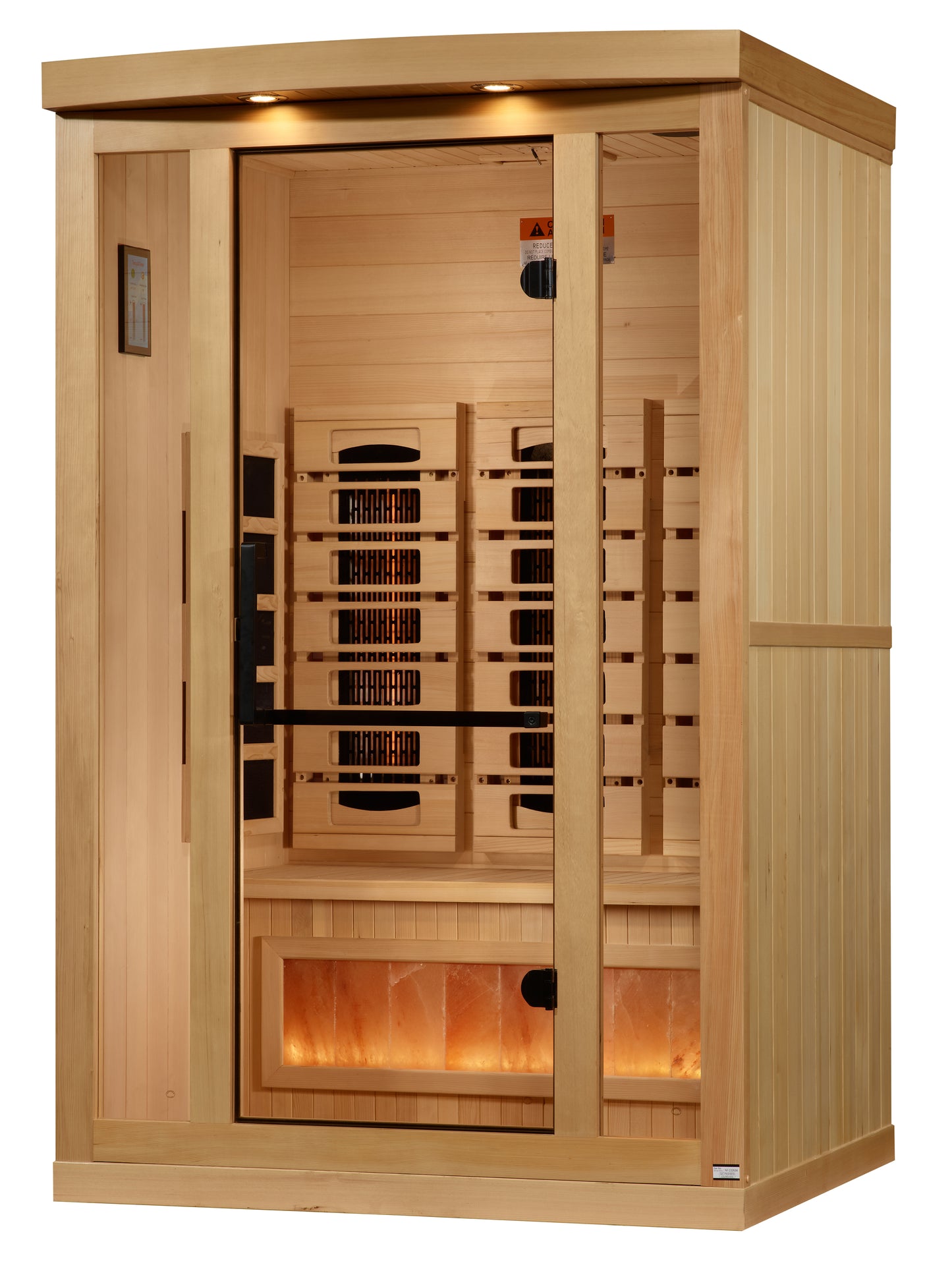 2 Person Full Spectrum Infrared Sauna with Himalayan Salt Bar (GDI-8020-03)
