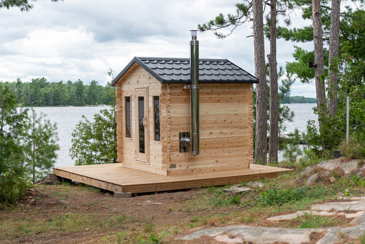 Canadian Timber Georgian Cabin Sauna – Eastern White Cedar | LeisureCraft CTC88