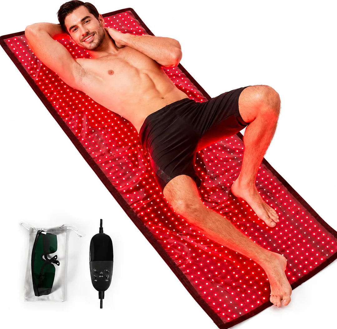 FJ-1999 LED Red Light Wellness Mat | Full Body Red and near-infrared LED light technology