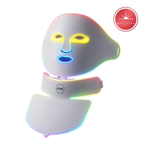 LED Light Therapy Face Mask — FDA-Cleared for Wrinkles & Acne, FSA Eligible | AWA LX300