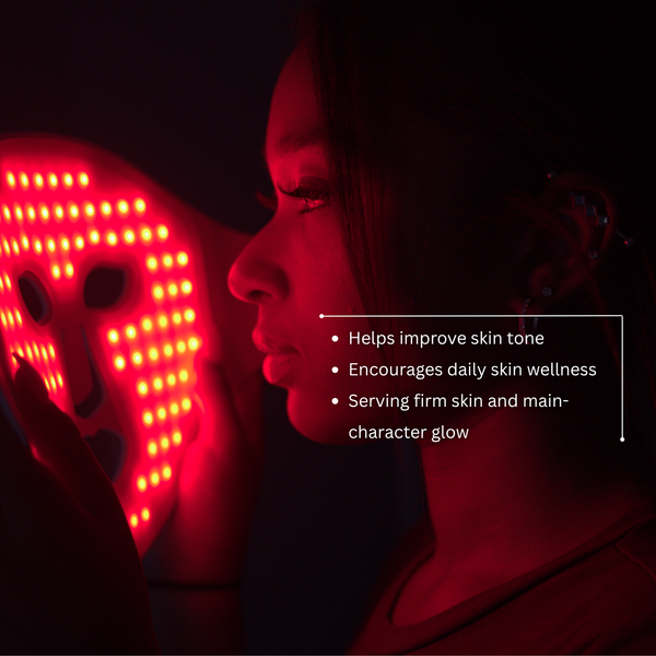 LED Light Therapy Face Mask — FDA-Cleared for Wrinkles & Acne, FSA Eligible | AWA LX300