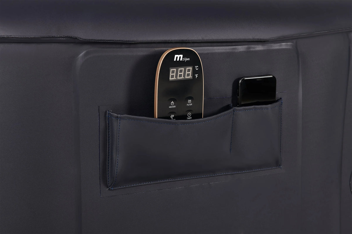 MSpa AURORA Inflatable Spa | 6-Person Portable Hot Tub with LED Lighting & M-ONE™ Auto Inflation