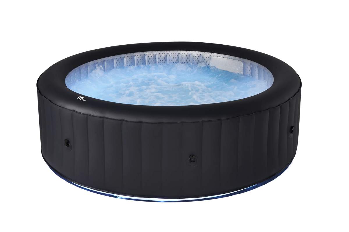 MSpa AURORA Inflatable Spa | 6-Person Portable Hot Tub with LED Lighting & M-ONE™ Auto Inflation