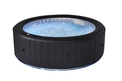MSpa AURORA Inflatable Spa | 6-Person Portable Hot Tub with LED Lighting & M-ONE™ Auto Inflation