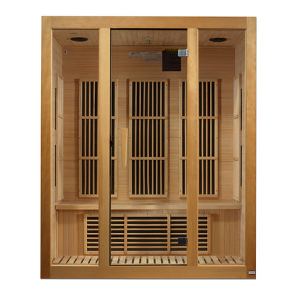 Maxxus “Bellevue” 3 Person Low EMF FAR Infrared Sauna (MX-J306-01)