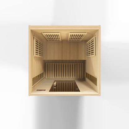 Maxxus “Toulouse” 2 Person Low EMF FAR Infrared Sauna (MX-K206-01)