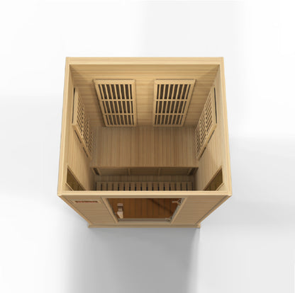 Maxxus “Toulouse” 2 Person Low EMF FAR Infrared Sauna (MX-K206-01)