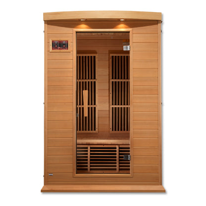 Maxxus “Toulouse” 2 Person Low EMF FAR Infrared Sauna (MX-K206-01)