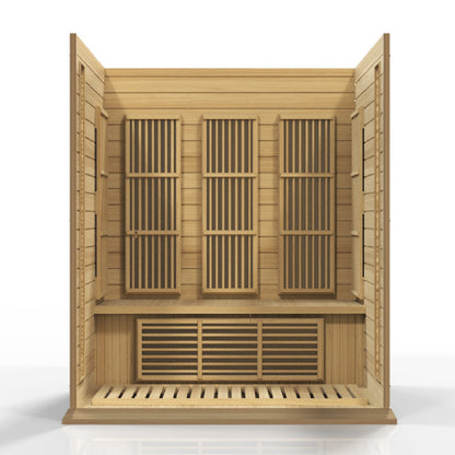Maxxus 3 Person Low EMF FAR Infrared Sauna (MX-K306-01)