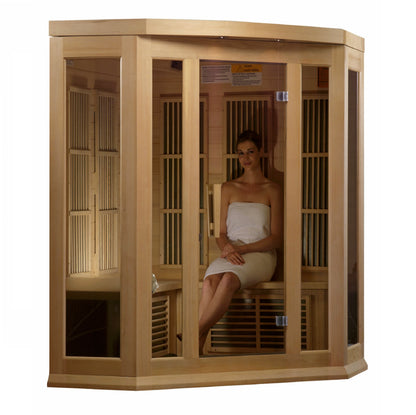 Maxxus 3 Person Low EMF FAR Infrared Sauna (MX-K356-01)