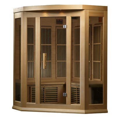 Maxxus 3 Person Low EMF FAR Infrared Sauna (MX-K356-01)