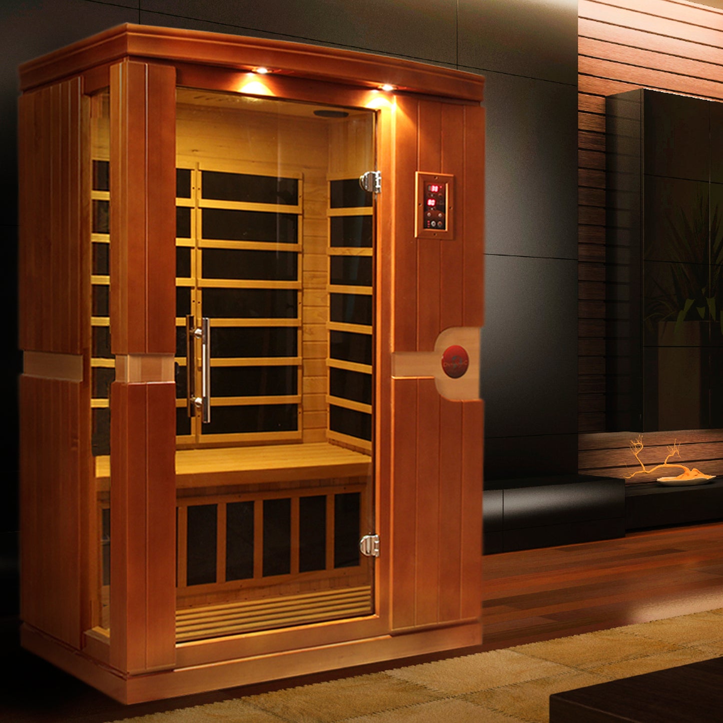 Dynamic “Venice” 2 Person Low EMF FAR Infrared Sauna (DYN-6210-01)