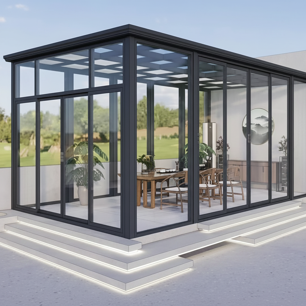 Solara Verona Glass Garden Solarium