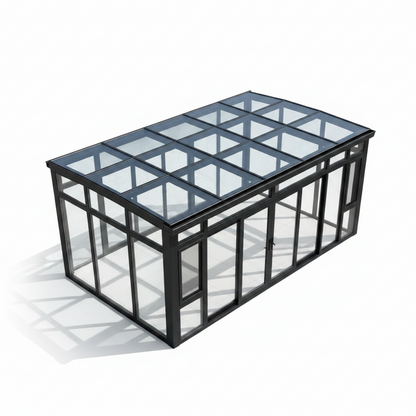 Novara Crestline Glass Roof Solarium