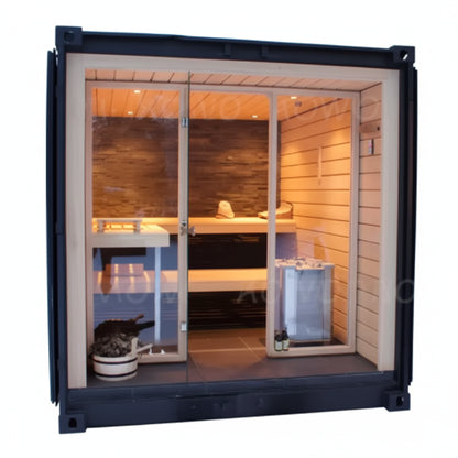 HaloVita Aura Luxe 2-Person Salt Therapy Room