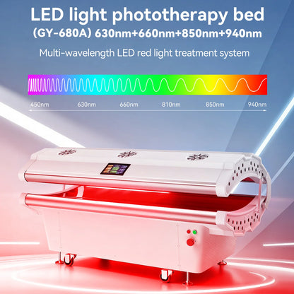 FJ-20061 Full Body LED Red Light Therapy Bed | Professional Photobiomodulation System