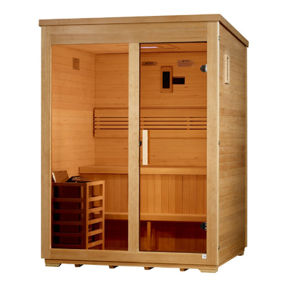 New 2026 Model — Golden Designs "Arlberg" 3-Person Traditional Outdoor Sauna
